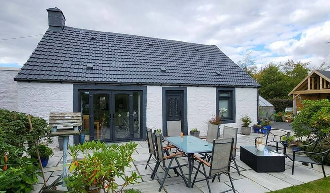 A Scottish house that has undergone a full house external refurbishment preserving the structure's integrity and longevity.